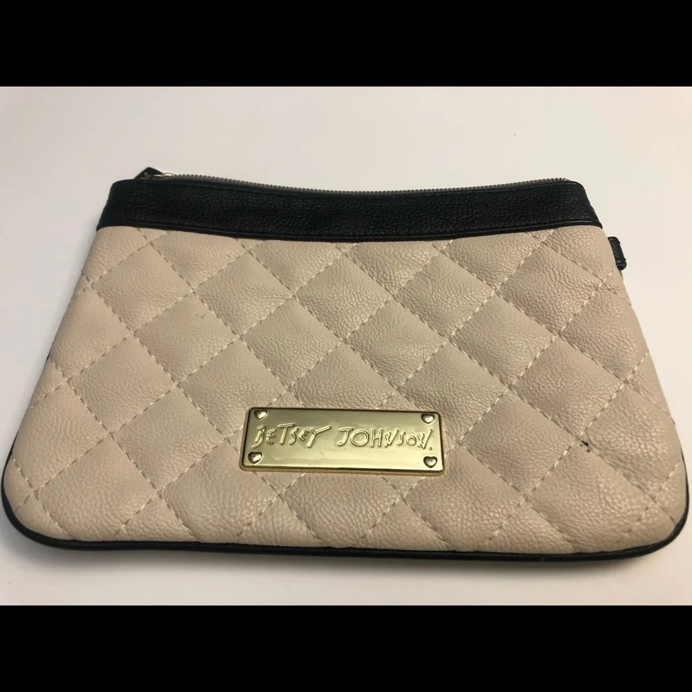 Betsey Johnson cosmetics bag